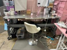 Stainless Steel Table, Aprox. 72" x 30"
