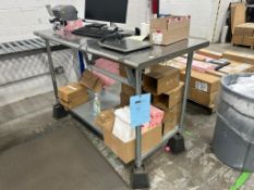 Stainless Steel Table, Aprox. 60" x 30"