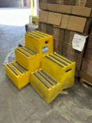 Lot (2): (1) 2-Step Safety Stair & (1) 3-Step Safety Stair