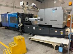 Sumitomo CL Series 550 Ton Electric Injection Molding Machine, Approximate 32.73 oz. shot size, 63mm