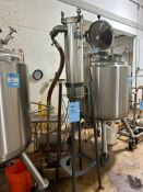 Filtrafine Stainless Steel Cartridge Filter Housing. Mounted on 4-Legs, With 0.33hp XP pump.