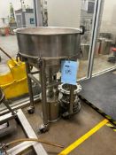 Stainless Steel Portable Filter. With glass sleeve & collection tank.