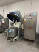 Diosna Wendel Double Spiral Dough Mixer, Model W240AD, Serial# 07403-1736, Year 2018. With (2) porta
