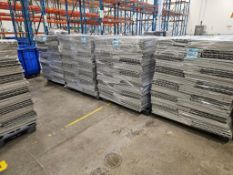 Lot of (16) pallets of American Pan perforated Baguette screen pans.