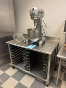 Hobart 20 Quart Planetary Mixer, Model A 200T, Serial#11-410-578. With bowl, assorted attachments &