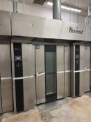Revent Double Rack Gas Oven, Model 724 G CG U, Serial# U11-2431-331-3711.