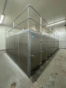 Reed Oven Company Roll-In Proofing Box, Model 24-6X4+, Serial# P10570. Approximate 32' wide x 198" d