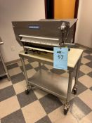 Somerset Industries Dough Sheeter, Model CDR-500, Serial# 2001D0030. With stainless table.