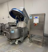 Diosna Wendel Double Spiral Dough Mixer, Model W240A F/T, Serial# 07403-1905, Year 2022. With (2) po