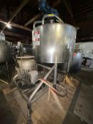 Paul Miller Stainless Steel Agitated Jacketed Steam Kettle, Serial# D30254, National Board 15414, Ye