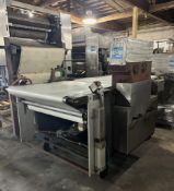 E-Z PAK Stainless Steel Portable Extruder Conveyor, Approximate 44" Wide x 9' Long. With Control Pan
