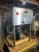 Walker Stainless Jacketed Liqui-Mixer, Approximate 300 Gallon, 316L Stainless, Serial# WEP-66010, Ye