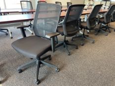 {each} Allseating Ergonomic Mesh-Back Office Chairs