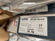 {each} 50-Lb. Spools of Fliess UP-101 Spezial Welding Wire