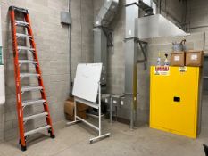 Eagle 30-Gal. Flammable Cabinet & Louisville 10' Ladder