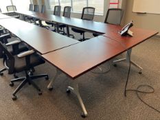 {each} SitOnIt Flip-Top Classroom Tables on Casters