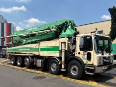 2016 KCP 52RX-170 Concrete Boom Pump Mounted on 2016 Mack MRU613 Truck