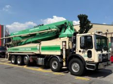 2018 KCP 52XZ-170HP Concrete Boom Pump Mounted on 2018 Mack MRU613 Truck
