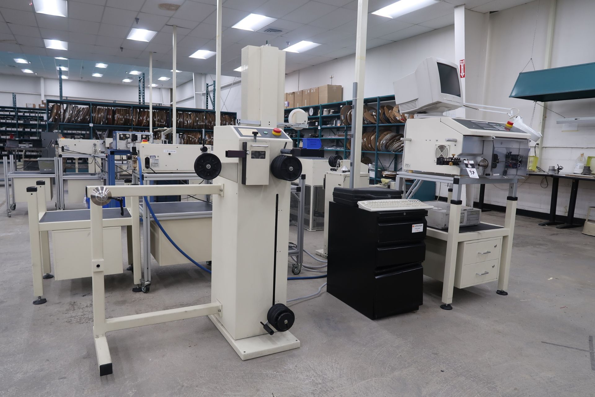 Schleuiger 9500 Power Strip w/Schleuiger PreFeeder 2200 Coil Drive (SOLD AS-IS - NO WARRANTY) - Image 3 of 23