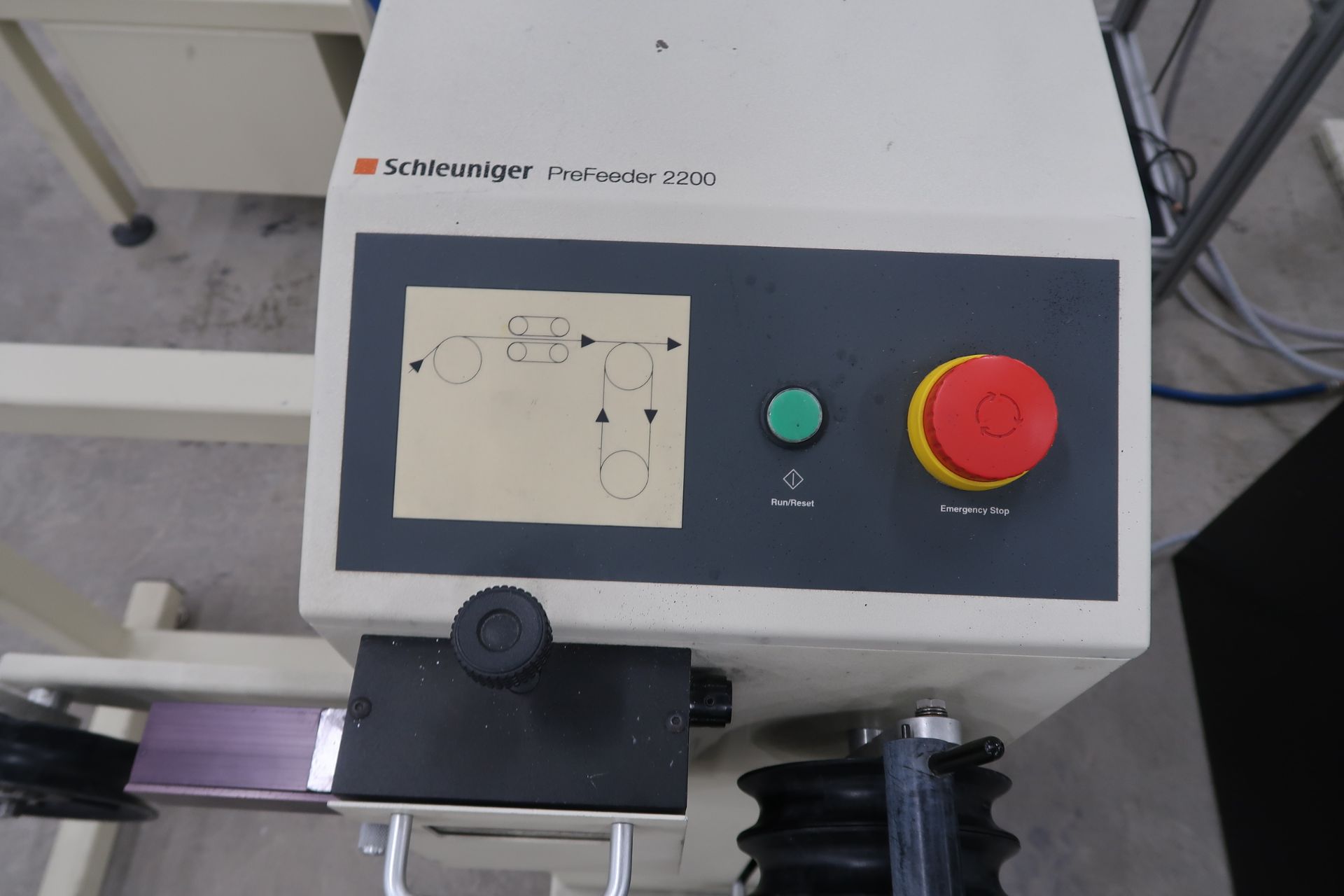 Schleuiger 9500 Power Strip w/Schleuiger PreFeeder 2200 Coil Drive (SOLD AS-IS - NO WARRANTY) - Image 17 of 23