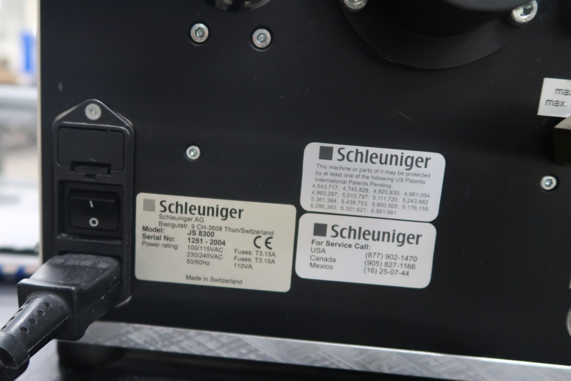 Schleuiger Universal Automatic Cutter Mod. OC3950 Schleuiger Jacket striping Machine Mod. 8300 - Image 26 of 26
