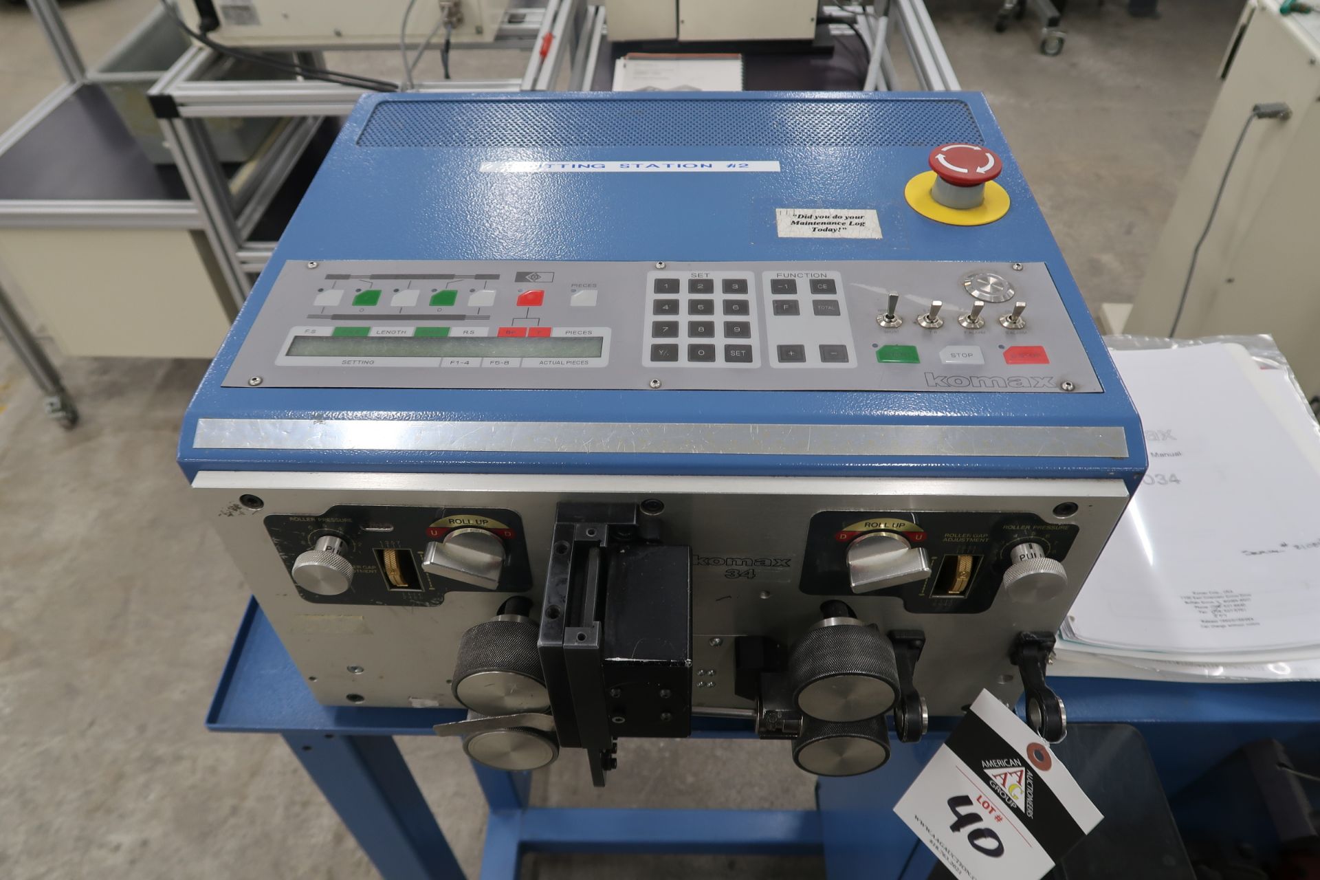 Komax 34 Wire Cut and Strip Machine S/s/n 31084 Komax 125R Feeder (SOLD AS-IS - NO WARRANTY) - Image 5 of 13