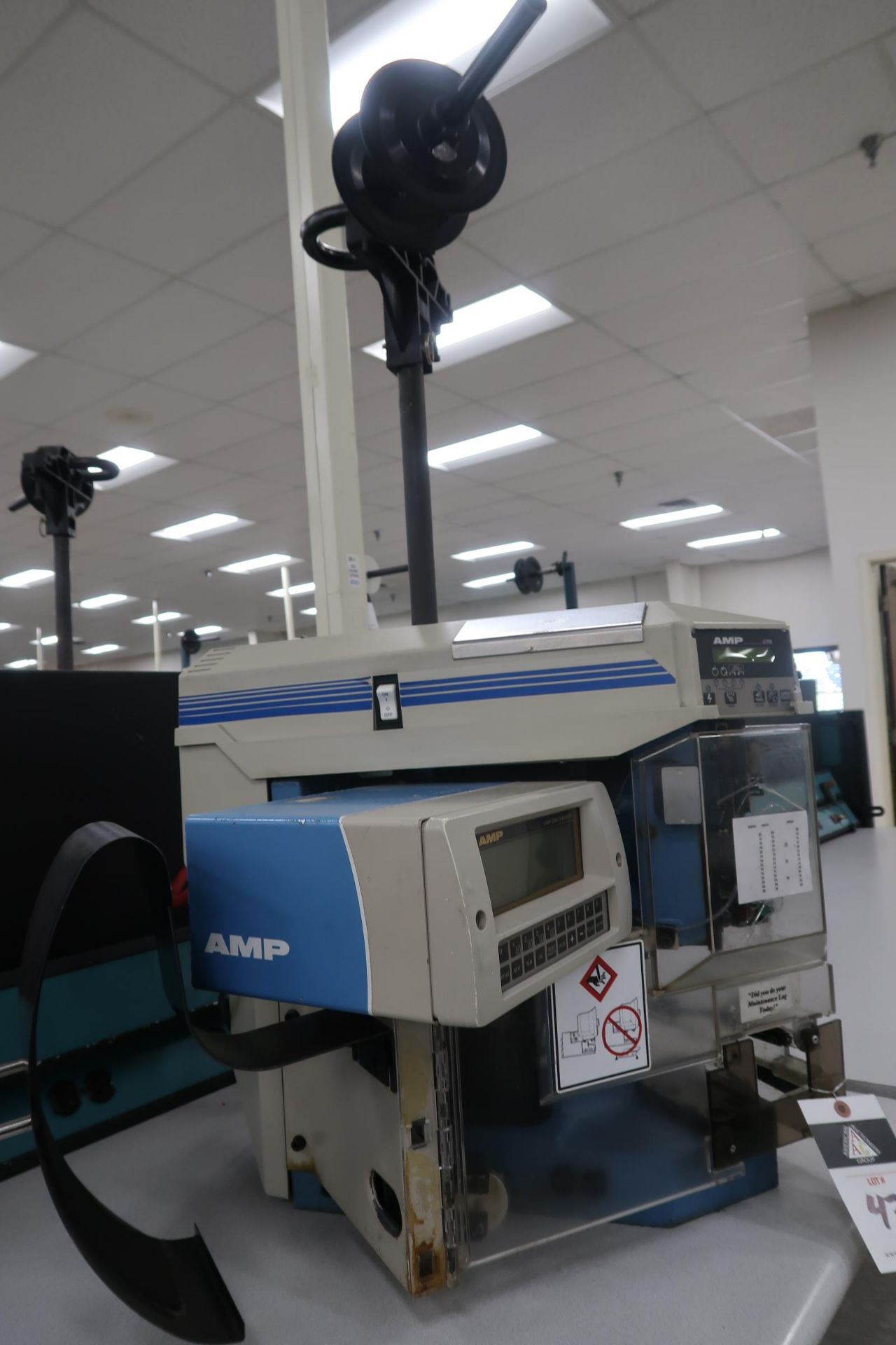 AMP O-Lectric Mod. G Terminating Crimping Machine Digital Control s/n 402090 (SOLD AS-IS - NO - Image 3 of 16