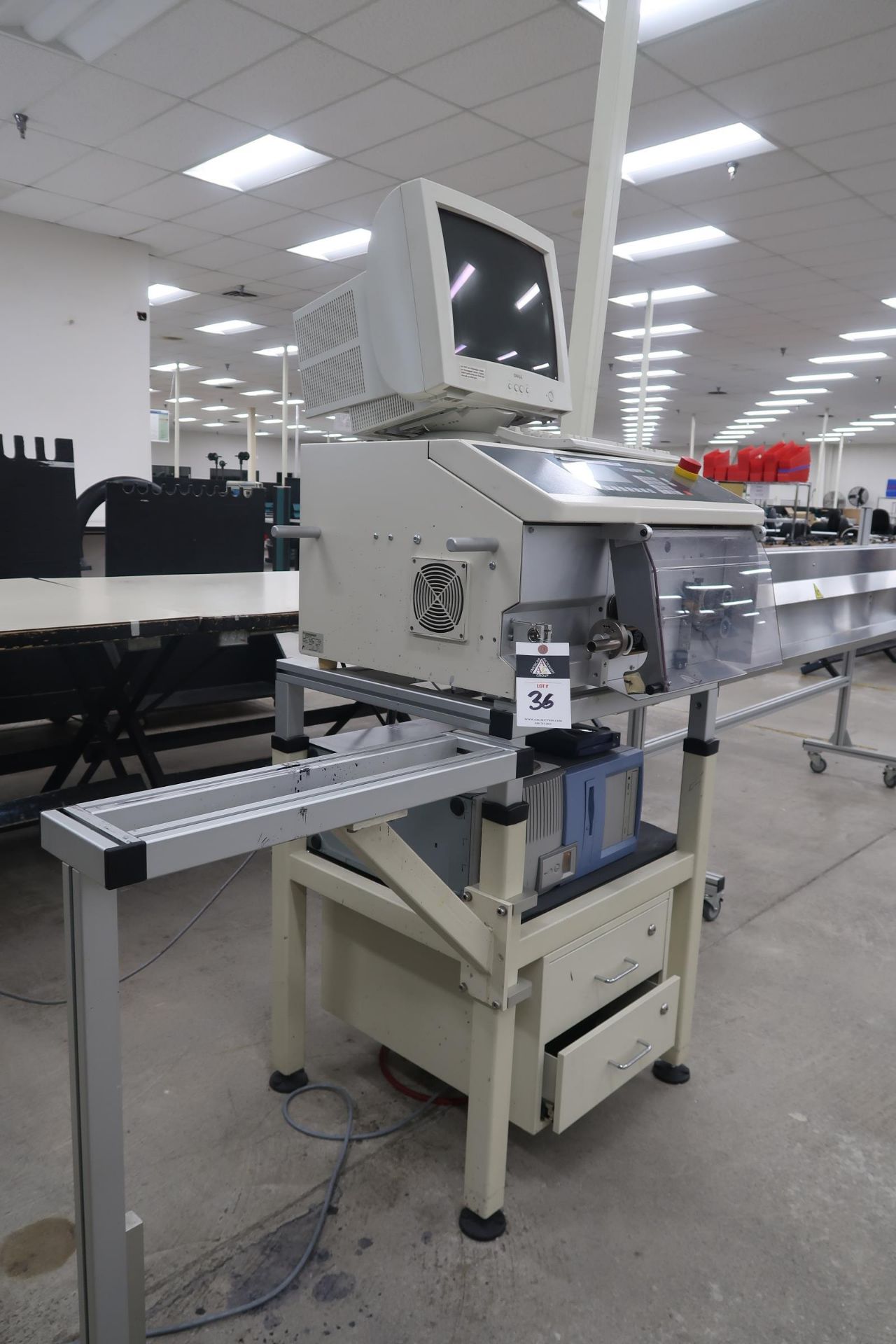 Schleuiger 9500 Power Strip w/Wire Stacke and Schleuiger PreFeeder 2000 Coil Drive (SOLD AS-IS - - Image 5 of 29