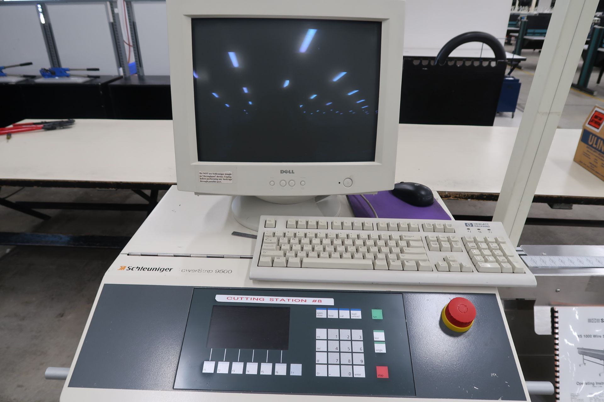 Schleuiger 9500 Power Strip w/Wire Stacke and Schleuiger PreFeeder 2000 Coil Drive (SOLD AS-IS - - Image 6 of 29