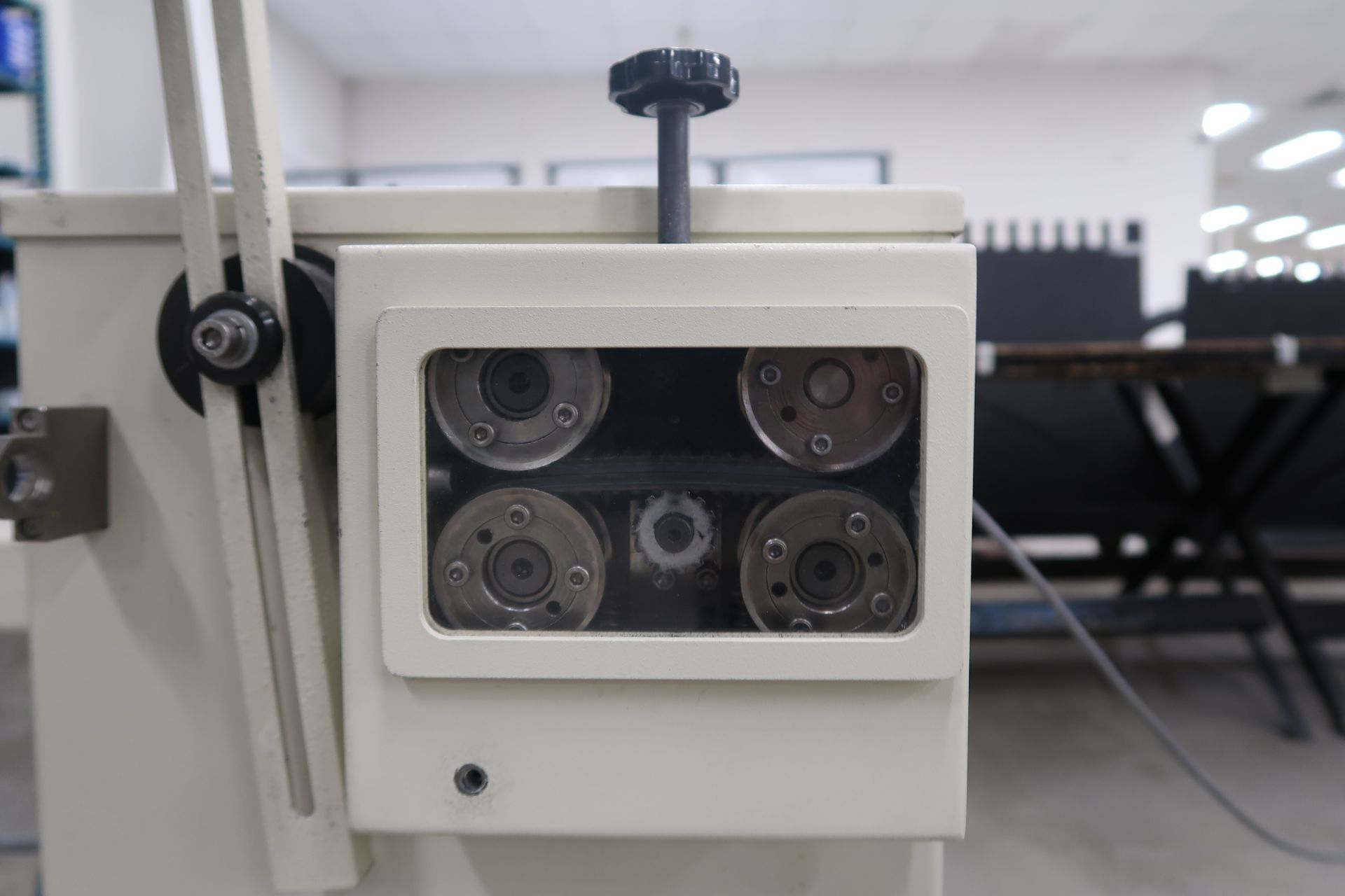Schleuiger 9500 Power Strip w/Wire Stacke and Schleuiger PreFeeder 2000 Coil Drive (SOLD AS-IS - - Image 20 of 29