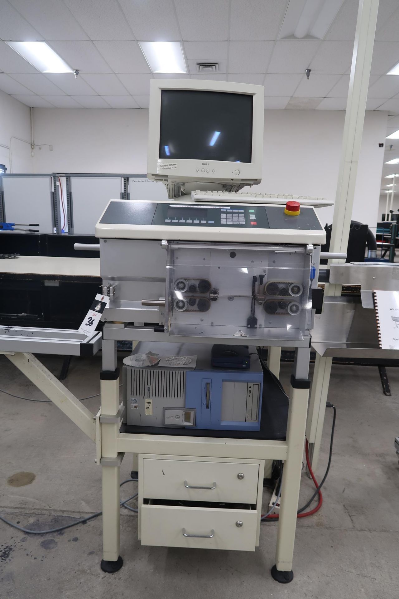 Schleuiger 9500 Power Strip w/Wire Stacke and Schleuiger PreFeeder 2000 Coil Drive (SOLD AS-IS - - Image 4 of 29