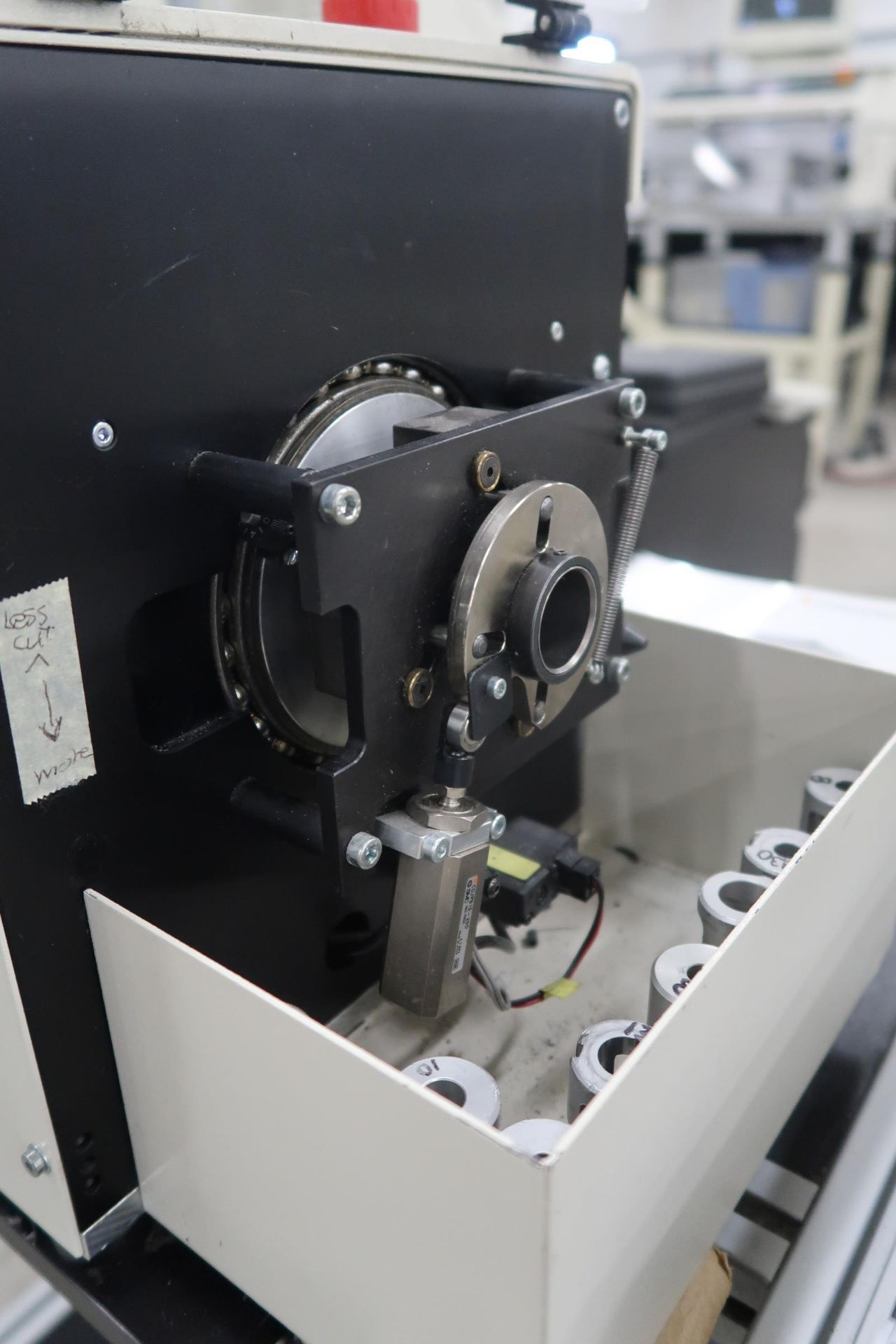 Schleuiger Universal Automatic Cutter Mod. OC3950 Schleuiger Jacket striping Machine Mod. 8300 - Image 11 of 26