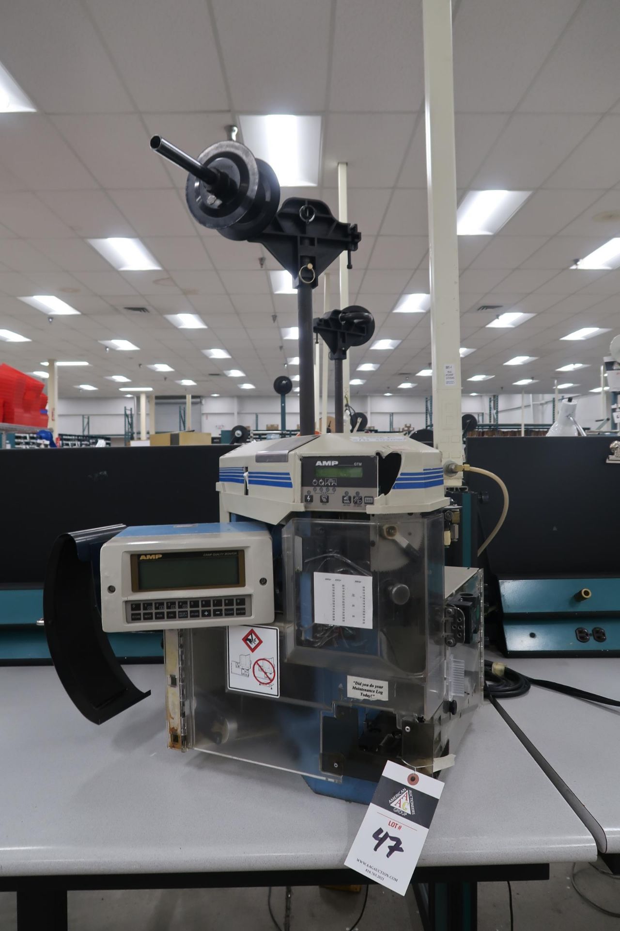 AMP O-Lectric Mod. G Terminating Crimping Machine Digital Control s/n 402090 (SOLD AS-IS - NO