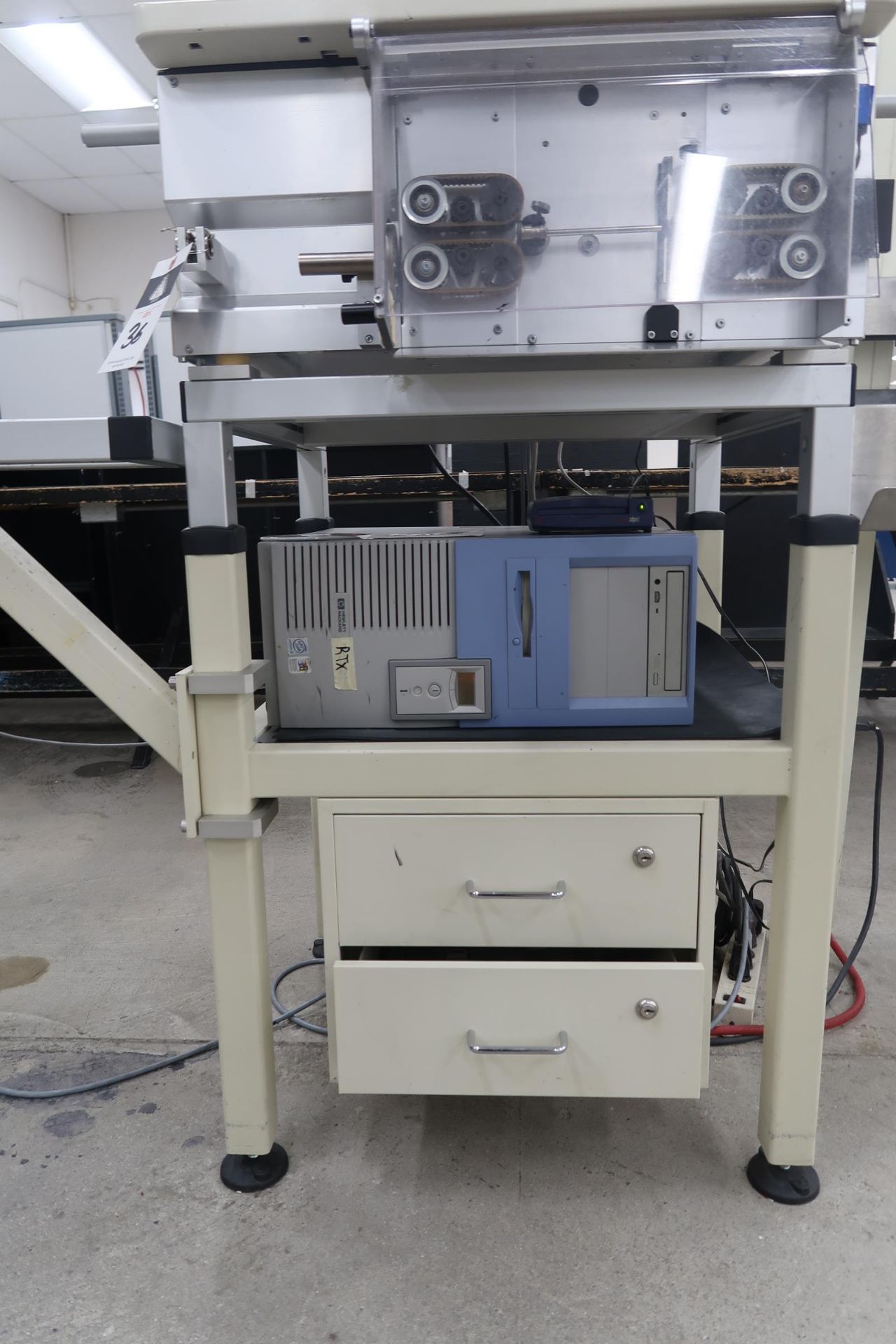 Schleuiger 9500 Power Strip w/Wire Stacke and Schleuiger PreFeeder 2000 Coil Drive (SOLD AS-IS - - Image 9 of 29