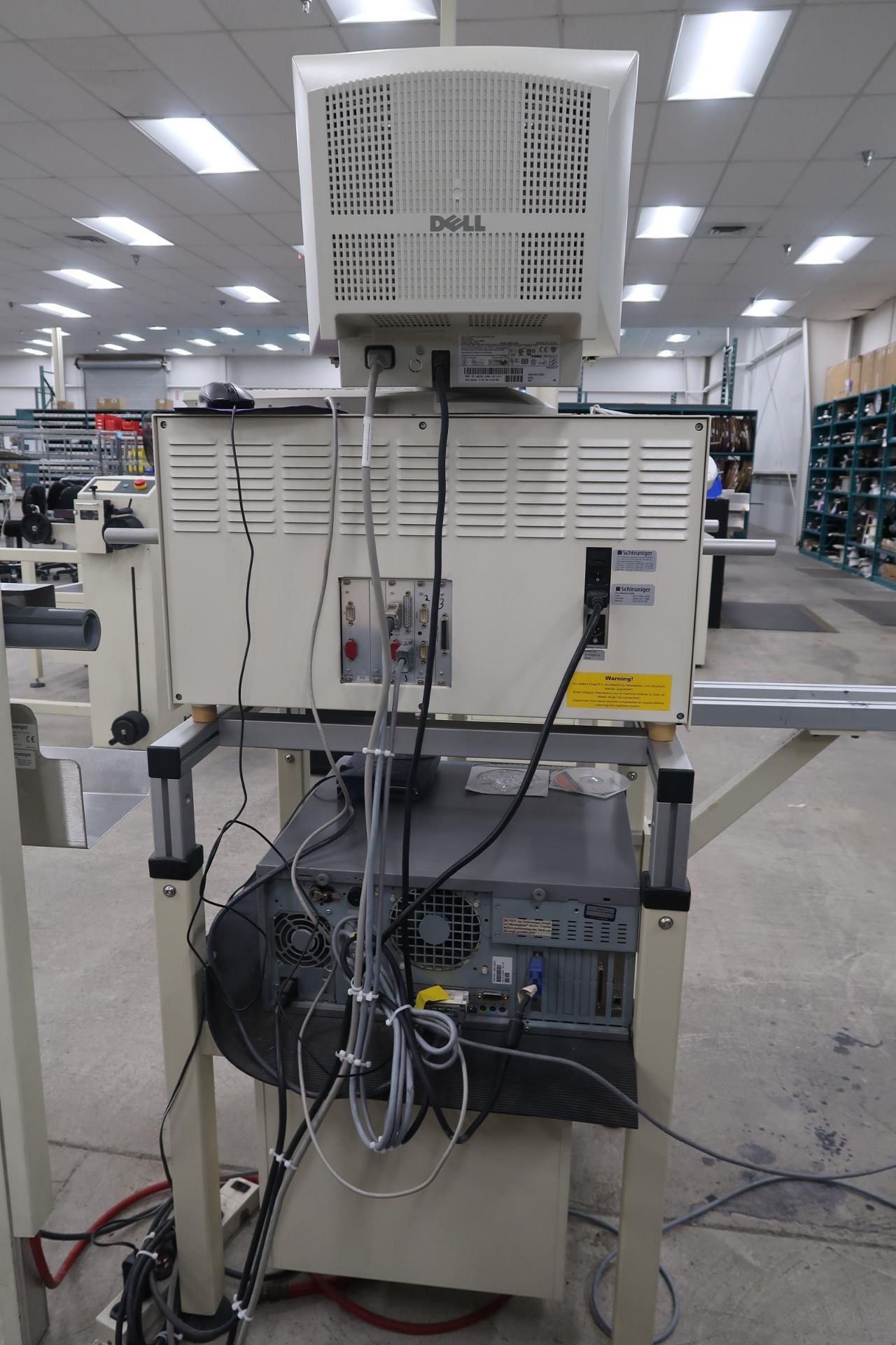 Schleuiger 9500 Power Strip w/Wire Stacke and Schleuiger PreFeeder 2000 Coil Drive (SOLD AS-IS - - Image 24 of 29