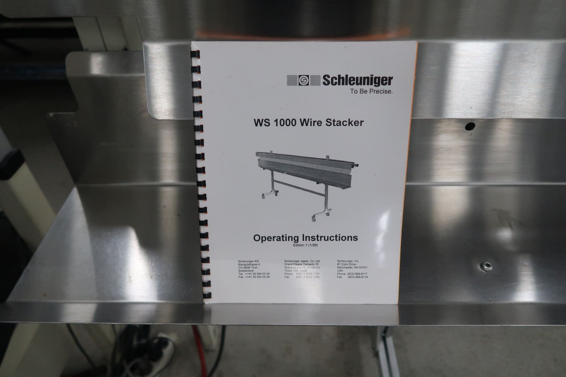 Schleuiger 9500 Power Strip w/Wire Stacke and Schleuiger PreFeeder 2000 Coil Drive (SOLD AS-IS - - Image 27 of 29