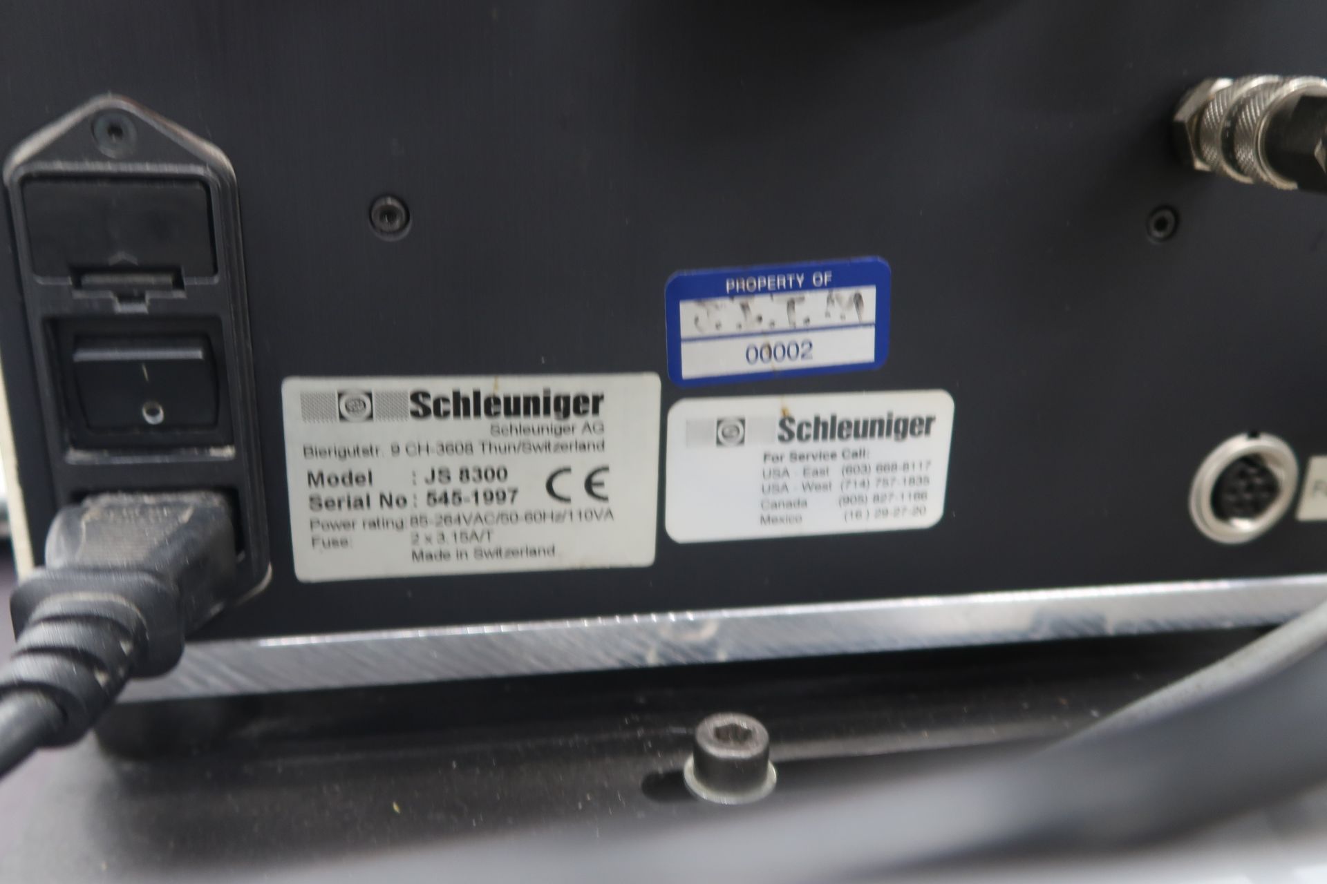 Schleuiger Universal Automatic Cutter Mod. OC3950 Schleuiger Jacket striping Machine Mod. 8300 - Image 26 of 26