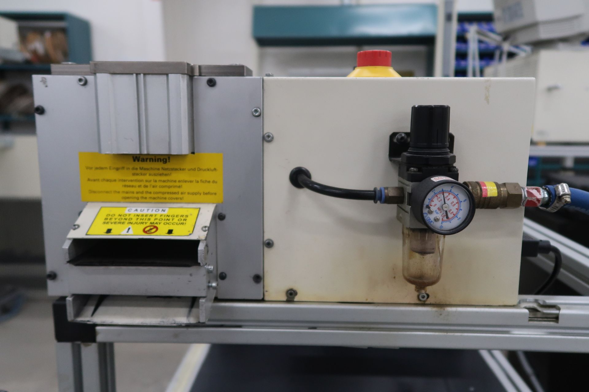 Schleuiger Universal Automatic Cutter Mod. OC3950 Schleuiger Jacket striping Machine Mod. 8300 - Image 24 of 26