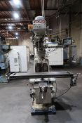 Acra Variable Speed Vertical Milling Machine, 54"x10" Table Power Feed, Newall DRO, 3 HP, SOLD AS IS