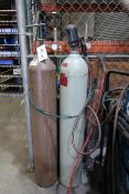 Welding Tanks Argon Nitrogen and helium( 7) (SOLD AS-IS - NO WARRANTY)