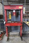 Amrox 110,000 lb Hydraulic Industrial H Frame Press (SOLD AS-IS - NO WARRANTY)