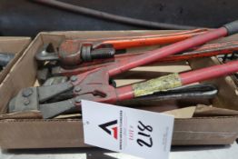 Pipe Wrenches and Bolt Cutter (SOLD AS-IS - NO WARRANTY)
