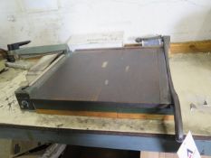 Paper Cuter, Impulse Bar Sealer and Table (SOLD AS-IS - NO WARRANTY)