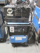 Miller Syncrowave 250 AC/DC Welding Power source w/Miller Coolant Tank (NEEDS REPAIR) SOLD AS IS