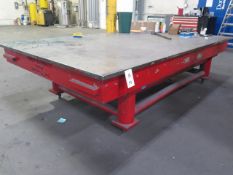 Welding Table 125"x76"x1 1/4" (SOLD AS-IS - NO WARRANTY)