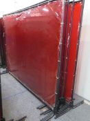 Welding Curtains (10) (SOLD AS-IS - NO WARRANTY)