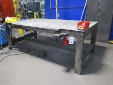 Metal Table 97"x 49"x35" x 1/2"(SOLD AS-IS - NO WARRANTY)