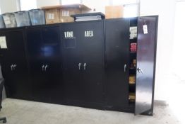 HON, Assorted 6' 2 Door Metal Shop Cabinets (3) (SOLD AS-IS - NO WARRANTY)