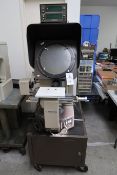 Mitutoyo PH350H 14” Optical Comparator s/n 60352 w/ Mitutoyo DRO, Optoeye M1 Detection, SOLD AS IS
