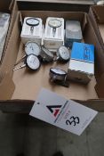 SPI, Peacock, Assorted Dial Indicators (9) (SOLD AS-IS - NO WARRANTY)